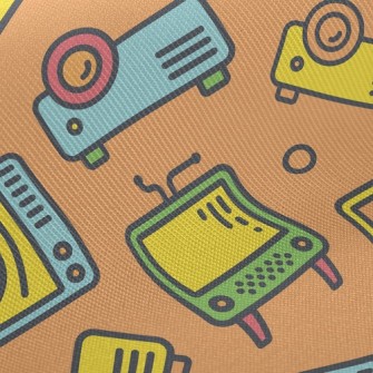 Cute Childlike TV Twill
