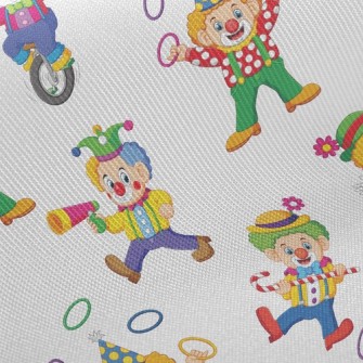 Variety Of Funny Clowns Twill