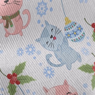 Kittens Celebrate Christmas Standard Corduroy