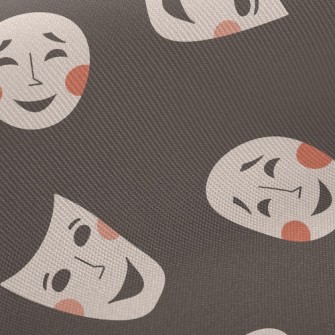 Weird Smiley Mask Twill