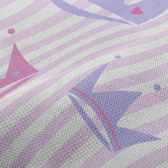 Striped Shiny Crown Performance Linen