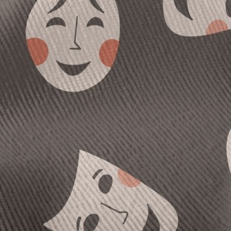 Weird Smiley Mask Standard Corduroy