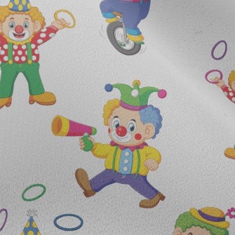 Variety Of Funny Clowns Chiffon