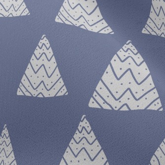 Line Art Mountain Chiffon