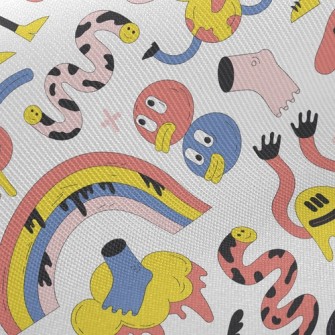 Weird Art Graffiti Twill