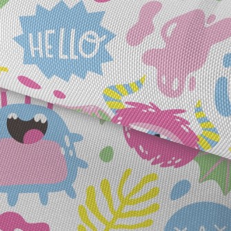 Hello Little Monster Waterproof Oxford