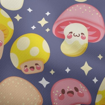 Shiny Cartoon Mushrooms Dobby