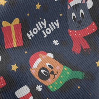 Christmas Cat Standard Corduroy