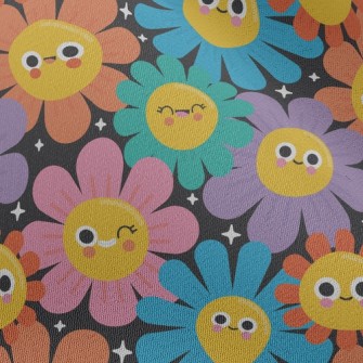 Colorful Sunflowers Chiffon