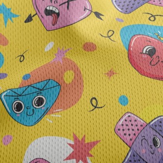 Injured Love Is OK Athletic Mesh Flat Back