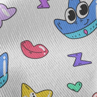 Video Game Style Pattern Standard Corduroy