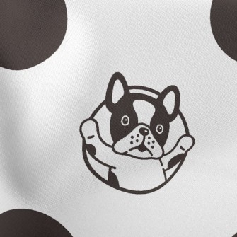 Dot And Bulldog Stretch Ponte