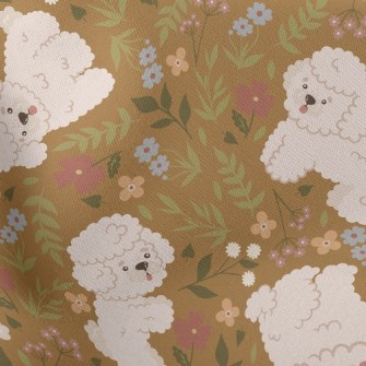 Super Q Curly Puppy Stretch Ponte