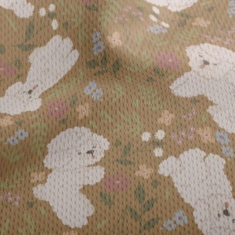 Super Q Curly Puppy Athletic Mesh Flat Back