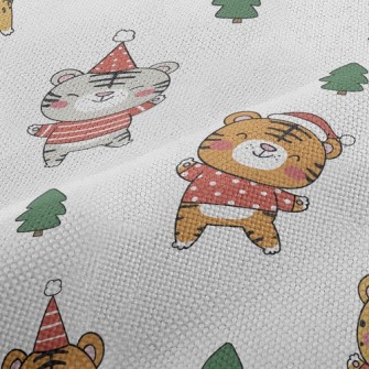 Happy Tiger Celebrates Christm Performance Linen