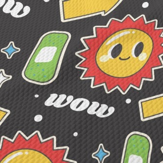 Big Eyes And Big Sun Birdseye Piqué