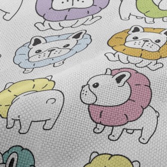 Colorful Hairy Dog Performance Linen