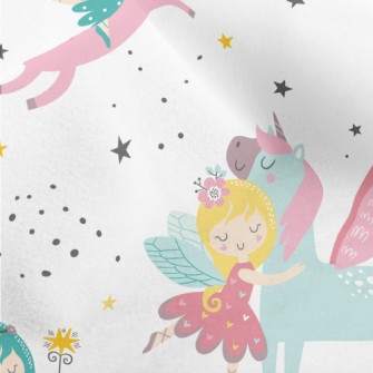 Beauty Fairy Unicorn Micro Fleece