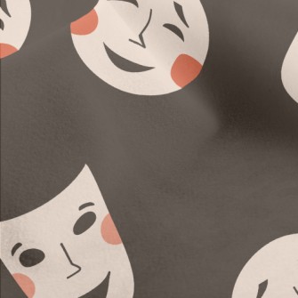 Weird Smiley Mask Micro Fleece