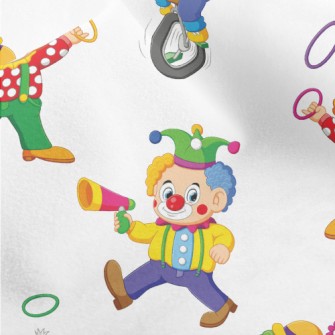 Variety Of Funny Clowns Micro Fleece