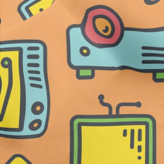 Cute Childlike TV Micro Fleece