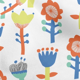 Fairy Forest Flowers Micro Fleece