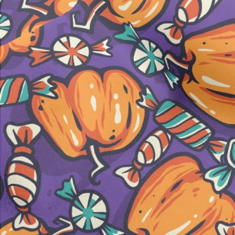 Halloween Pumpkin Candy Micro Fleece