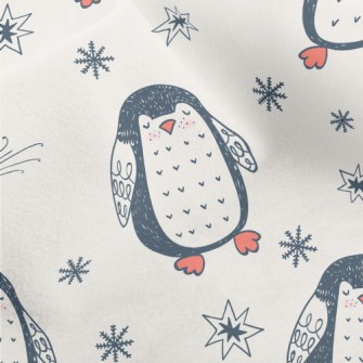 Childish And Well-behaved Peng Micro Fleece