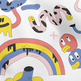 Weird Art Graffiti Micro Fleece