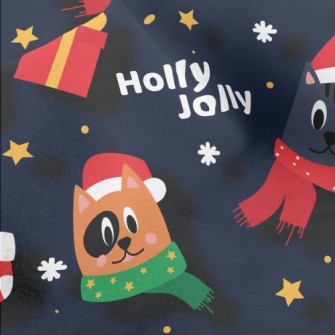 Christmas Cat Micro Fleece