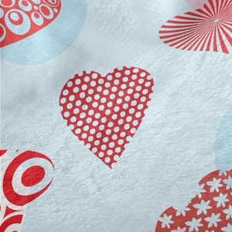 Special Shape Heart Minky