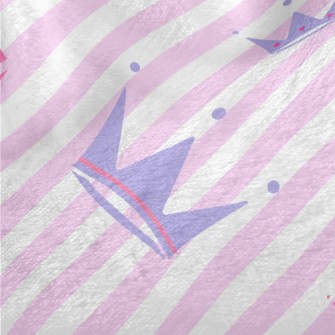 Striped Shiny Crown Minky