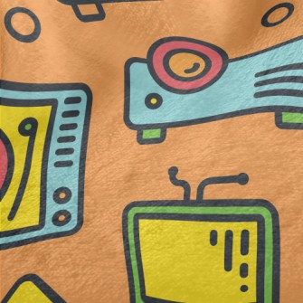 Cute Childlike TV Minky