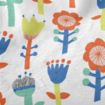 Fairy Forest Flowers Minky