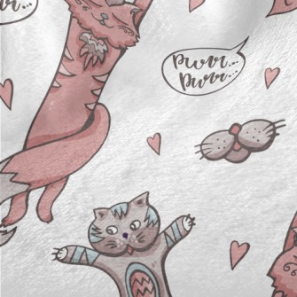 Stretching Kitten Minky