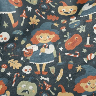 Evil Halloween Witch Minky