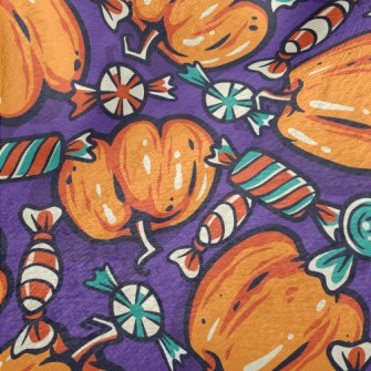 Halloween Pumpkin Candy Minky