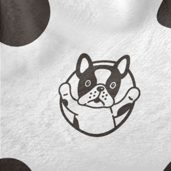 Dot And Bulldog Minky