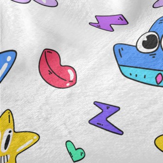 Video Game Style Pattern Minky