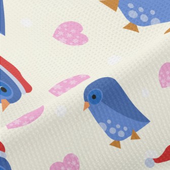 Cute Penguin Family Piqué