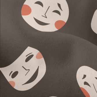 Weird Smiley Mask Lightweight Performance Linen
