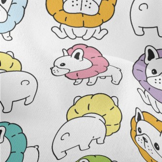Colorful Hairy Dog Lightweight Performance Linen