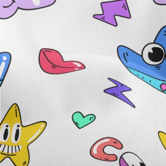 Video Game Style Pattern Lightweight Performance Linen