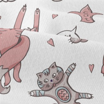 Stretching Kitten Modern Jersey