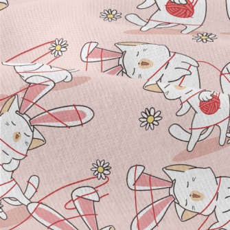 Woolen Tangled Kitten Modern Jersey