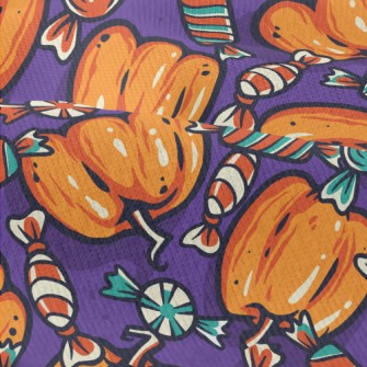 Halloween Pumpkin Candy Modern Jersey