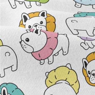 Colorful Hairy Dog Modern Jersey