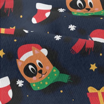 Christmas Cat Modern Jersey