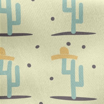 Funny Hat Cactus Jersey Backed Fleece