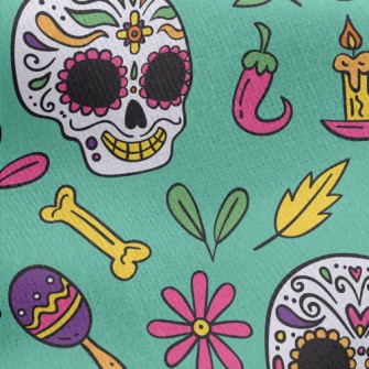 Mexican Classic Skull Jersey Backed Fleece